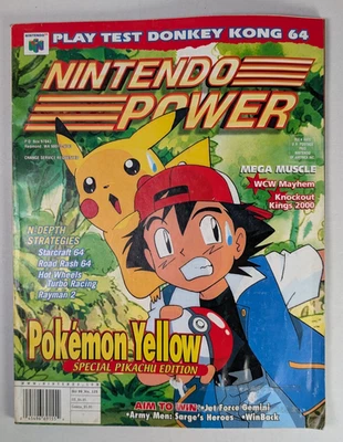 Nintendo Power Mag Vol 125 Pokemon Yellow Spec Pikachu Edition w/  Catwoman Post - Image 1 of 4