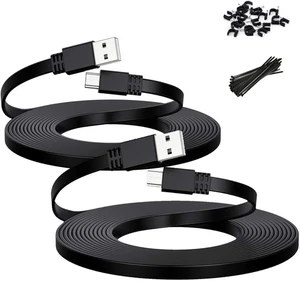 Cable de alimentación micro USB Itramax 30 pies - Paquete de 2 para cámaras y dispositivos - Imagen 1 de 12