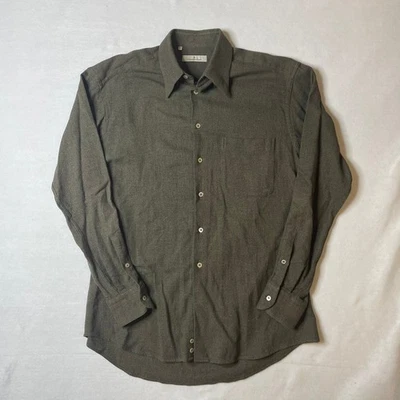 Ermenegildo Zegna Men's Long Sleeve Button Down Cotton Dress Shirt Size M - Image 1 of 4