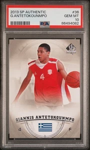 Auténtico Giannis Antetokounmpo 2013 SP novato radiocontrol #36 PSA 10 GEMA como nuevo Bucks - Imagen 1 de 2