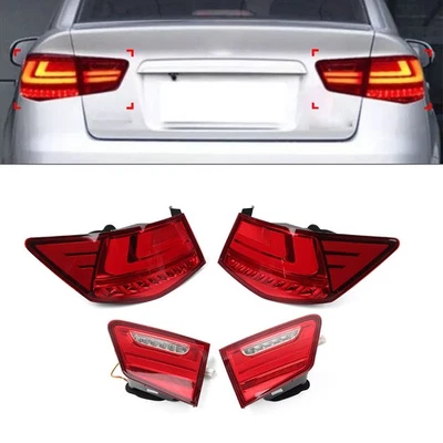 Tail Lights Assembly For Kia Forte 2010-2013 LED Turn Signal Dynamic Whole set - Image 1 of 4