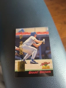 BRANT BROWN 1994 SIGNATURE ROOKIES TOP 10 PROSPECT #2 1 OF 45,000 - Picture 1 of 2