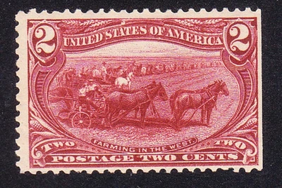 US Scott 286 old 2c Trans-Mississippi Expo M/NH/OG/F-VF NSE - Image 1 of 3