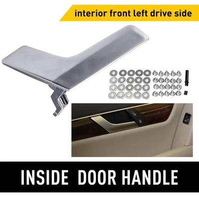 Interior Handle Door Front Driver Side For Mercedes-Benz C300 GLK300 3.0L 3.5L - Imagem 1 de 4