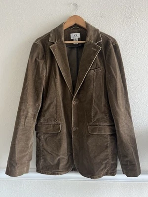 Armani Exchange Vintage Corduroy Sport Coat Men’s Medium Brown Old Money Preppy - Image 1 of 4