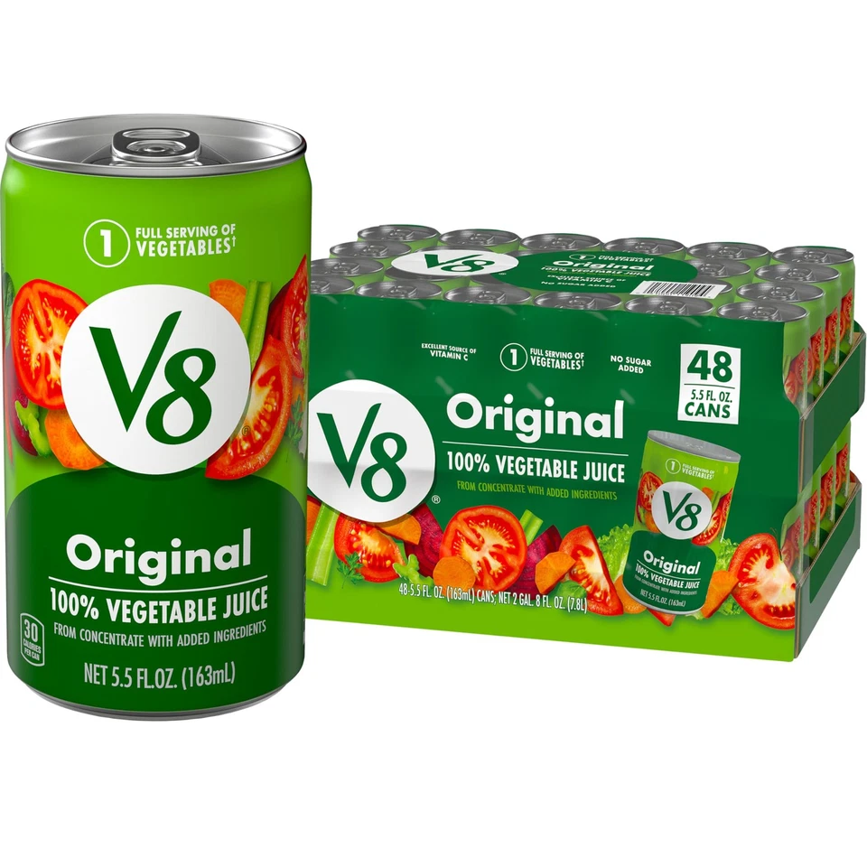 V8 Original 100 Vegetable Juice 48 Count
