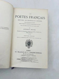 ANTONIN ROCHE - Les Poètes français - Delagrave - Foto 1 di 4