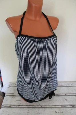 Octopus 2tlg Tankini M 38/40 B Neckholder Bandeau Top Hipster Slip Bademode - Bild 1 von 4