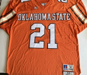 Barry Sanders Oklahoma State Jersey Russell Athletic Collegiate (Sz 56) 1986-88 - Picture 1 of 14