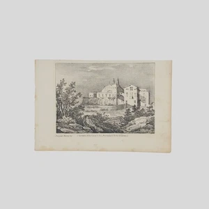 1845 ca. Itri Terra di Lavoro Santuario della Civita Xilografia - Picture 1 of 1