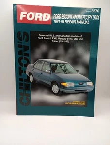 Ford Escort/Lynx 1981-95 Chilton's Repair Manual - Picture 1 of 4