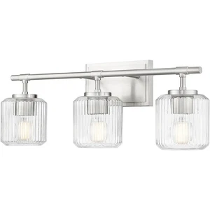 Z-Lite 7515-3V-BN Landon 3 Light 24 inch Brushed Nickel Vanity Wall Light - Picture 1 of 8