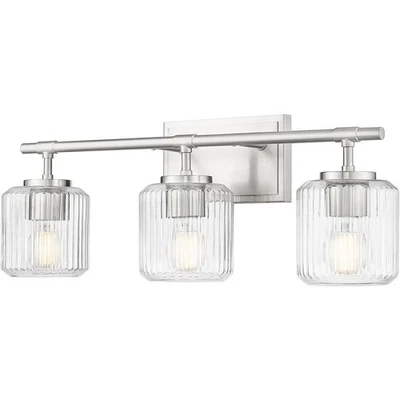 Z-Lite 7515-3V-BN Landon 3 Light 24 inch Brushed Nickel Vanity Wall Light - Image 1 of 4
