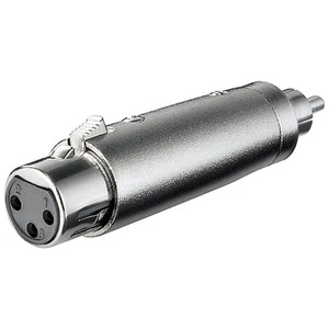 Goobay 2 pcs Adapter Plug Cinch Male to XLR Female Socket - Picture 1 of 2