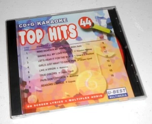 CD+G KARAOKE TOP HITS 44 (CDGA-044) MUSIC CD - NEW SEALED - Bild 1 von 2