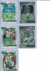 2022 Panini Absolute Football Miami Dolphins Team Set (5) Base Cards - Picture 1 of 2