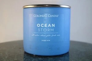 Colonial Candle Ocean Storm 14.5 oz 3 Wick Candle Made in USA NEW Unburned - Picture 1 of 6