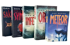🔪 6x Dan Brown Bücherpaket Thriller Sammlung Freimaurer Sakrileg Inferno Meteor - Bild 1 von 9
