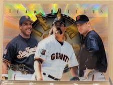 1996 Select TEAM NUCLEUS #18 Matt Williams Beck Barry Bonds SAN FRANCISCO GIANTS