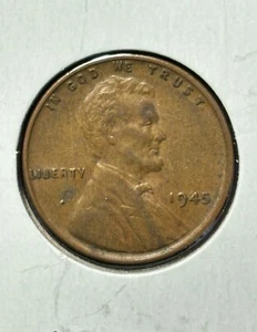 1945 Lincoln Wheat Cent extrem seltene Markierung !!️ - Bild 1 von 3