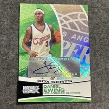 2005-06 Topps Luxury Box Box Seats Autographs #DE Daniel Ewing Auto 239/634 Duke