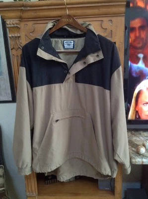 Casual Collection Lee Mens Pull Over Hoodie Jacket Khaki/ Black Size XL - Image 1 of 4