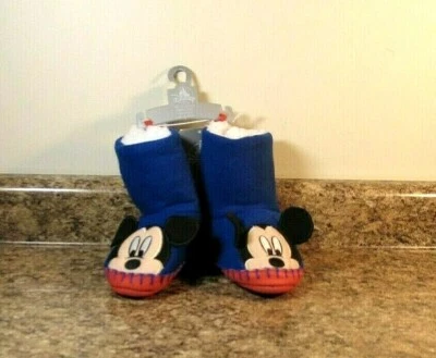 Disney Store Mickey Mouse Zapatillas Botines Niños Pequeños Talla 7/8 Nuevo con Etiquetas Foto 1 de 4