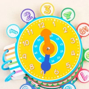 Montessori Digital Clock Quiet Book  Travel Activity - Bild 1 von 11