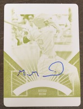 Manuel MARGOT🔥2015 Panini Elite Yellow Printing Plate RC AUTO #151 1/1 Red Sox