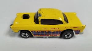 Vintage Hot Wheels 1978 Yellow '55 Chevy Die-Cast Car Plastic Base Chevrolet - Bild 1 von 10