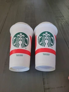2012 STARBUCKS PLASTIC TO GO JOY CHRISTMAS HOLIDAY TASSE BECHER MIT DECKEL WIEDERVERWENDBAR Posten - Bild 1 von 15