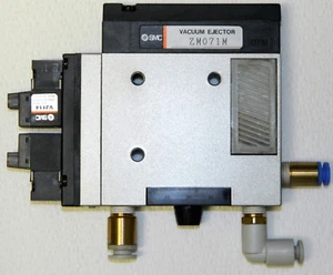 SMC ZM071M VACUUM EJECTOR VJ114 SOLENOID VALVES - Picture 1 of 3