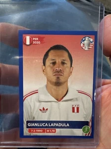 2024 Panini Copa America USA Sticker Blue Parallel Gianluca Lapadula PER19 S2339 - Bild 1 von 2