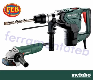 MARTELLO PERFORATORE DEMOLITORE METABO KH 5-40 1100W+SMERIGLIATRICE W 750-125 - Imagen 1 de 1