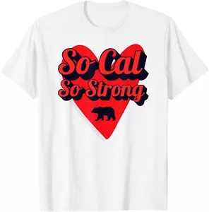 'SO CAL, SO STRONG' South California Love Cali L.A Family T-Shirt Hoodie - Picture 1 of 13