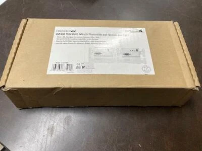 STARTECH CONVERGEAV STUTPWALL VGA WALL PLATE VIDEO EXTENDER TRANSMITTER&RECEIVER - Image 1 of 4