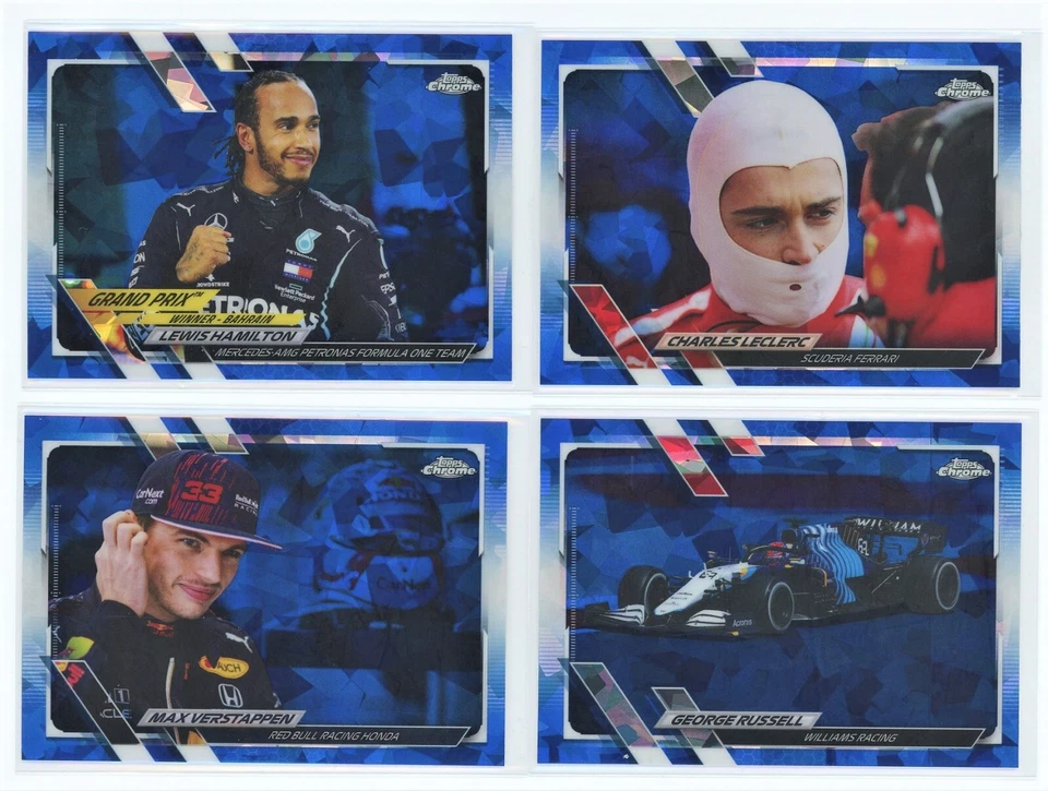 2021 Topps Chrome Sapphire F1 Formula One 1 YOU PICK COMPLETE YOUR SET Buy3 Get1 - Image 1 of 1