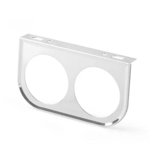 2'' 52mm Chrome Two 2 Pod Dash Vent Gauge Holder Single Din Radio Face Pod - Picture 1 of 7