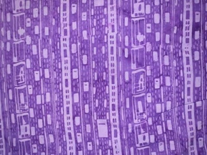 Batik Cotton Quilting Craft Fabric Metre or Fat Quarter Purple Highway - Picture 1 of 3