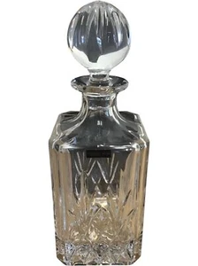 Thomas Webb Crystal Decanter With Stopper Elegant Glassware Design - Picture 1 of 6