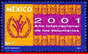 2231 MEXICO 2001 INTL. VOLUNTEERS DAY, HEALTH, MI# 2926, MNH - Picture 1 of 2
