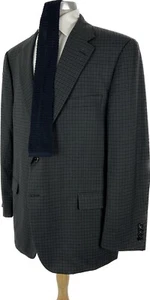 Hickey Freeman graue Wolle Sportmantel Jacke für Herren 48R Reisender Schäferhund kariert USA - Bild 1 von 14