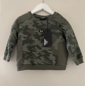 ANIMAL CRACKERS KIDS COTTON PULLOVER CAMOUFLAGE Size 2 (18-24 Months old) *NEW* - Picture 1 of 2