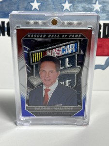 Darrell Waltrip CUSTOM Red/White/Blue  Prizm HOF Jumbo Hat Patch 1/1