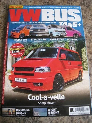 VWBUS MAGAZINE ISSUE 89 COOL-A-VELLE TROJAN BUS STEALTHY SIX VAN PSYCHE HOT PINK - Image 1 of 3