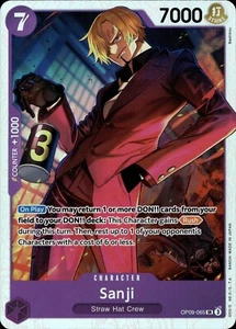 One Piece Emperors in the New World Sanji Super Rare OP09-065 NM english - Picture 1 of 2