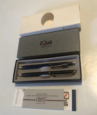 Conjunto de caneta e lápis Quill com caixa e papéis de garantia vitalícia - Imagem 1 de 4