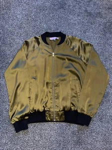 Womens Elise & Clemence Jacket Size Medium 12 Metallic Green/Gold Free Post (29) - Picture 1 of 4