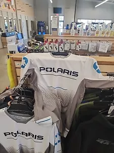 Polaris Throttle Jersey White/Blue Size Small - Picture 1 of 1
