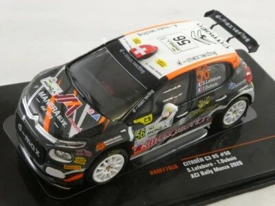 IXO Citroën C3 R5 #56 Lefebvre ACI Rallye Monza 2020 1/43 RAM776LQ - Photo 1/3